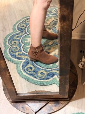 Brown Suede Ankle Boots 7m